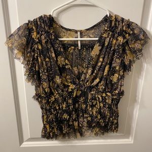 Free People top/making me smile top